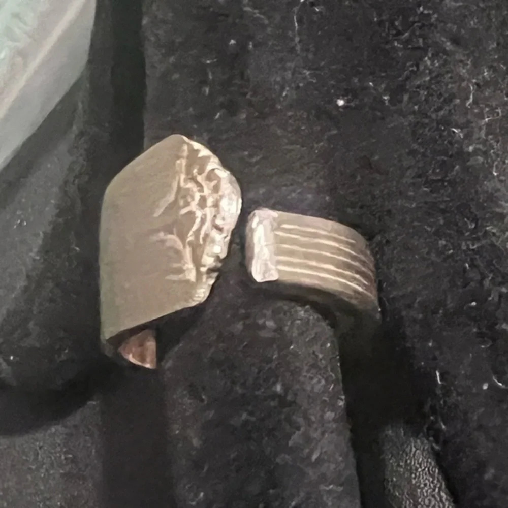Vintage Silver Spoon Wrap Ring - Picture 4 of 13